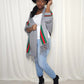 The Luxe Fringe Poncho- Grey