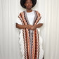 Brown/Orange Maxi Shawl