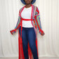 Red Crochet Cardigan